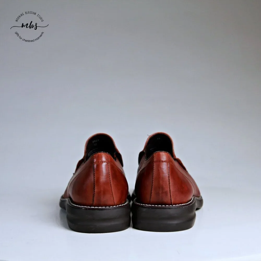 Rush By Gordon Rush Leather Loafers Brown Men‎ 12
